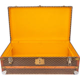 Goyard Goyardine "JVC" Cabin Trunk Suitcase Malle 90