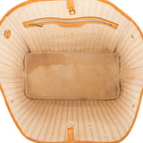 Louis Vuitton Damier Azur Monogram Neverfull MM Shopper Handbag