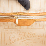 Louis Vuitton Damier Azur Monogram Neverfull MM Shopper Handbag