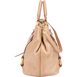 Miu Miu Classic Leather City Handbag