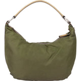 Prada Green Nylon Triangle Hobo Bag