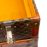 Goyard Goyardine "JVC" Cabin Trunk Suitcase Malle 90