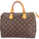 Louis Vuitton Canvas Monogram Speedy 30 Handbag