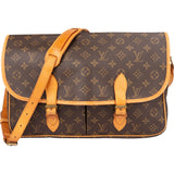 Louis Vuitton Canvas Monogram Gibeciere Crossbody Bag