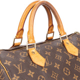 Louis Vuitton Canvas Monogram Speedy 30 Handbag