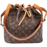 Louis Vuitton Canvas Monogram Sac Noe Petit Shoulder Bag