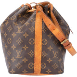 Louis Vuitton Canvas Monogram Sac Noe Petit Shoulder Bag