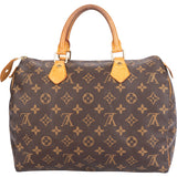 Louis Vuitton Canvas Monogram Speedy 30 Handbag