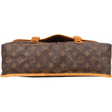 Louis Vuitton Canvas Monogram Gibeciere Crossbody Bag