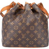 Louis Vuitton Canvas Monogram Sac Noe Petit Shoulder Bag