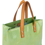 Louis Vuitton Green Patent Leather Reade PM Handbag