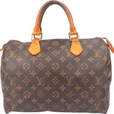Louis Vuitton Canvas Monogram Speedy 30 Handbag