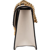 Gucci White Leather Sylvie Crossbody Bag
