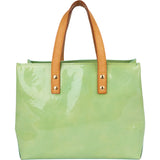 Louis Vuitton Green Patent Leather Reade PM Handbag