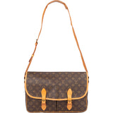 Louis Vuitton Canvas Monogram Gibeciere Crossbody Bag