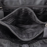 Prada Black Nylon Triangle Handbag