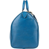 Louis Vuitton Bleu Epi Leather Keepall 45