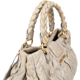 Miu Miu Quilted Leather City Handbag