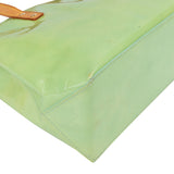 Louis Vuitton Green Patent Leather Reade PM Handbag