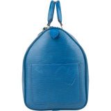 Louis Vuitton Bleu Epi Leather Keepall 45