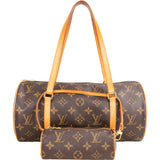 Louis Vuitton Canvas Monogram Papillon Set Handbag