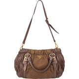 Prada Quilted Nylon Triangle Handbag