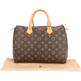 Louis Vuitton Canvas Monogram Speedy 30 Handbag