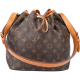 Louis Vuitton Canvas Monogram Sac Noe Petit Shoulder Bag