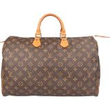 Louis Vuitton Canvas Monogram Speedy 40 Handbag