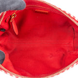 Prada Cotton Stripes Triangle Pouch