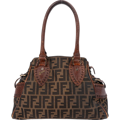 Fendi FF Monogram Piccola Handbag - vintageandkickz