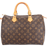 Louis Vuitton Canvas Monogram Speedy 30 Handbag