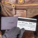 Prada Quilted Nylon Triangle Handbag