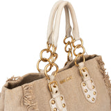 Miu Miu Classic Jute Handbag