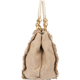Miu Miu Classic Jute Handbag
