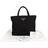 Prada Black Nylon Triangle Mini Handbag