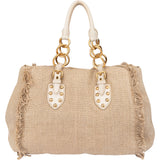 Miu Miu Classic Jute Handbag