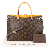 Louis Vuitton Canvas Monogram Pallas MM Handbag