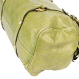 Miu Miu Green Leather City Handbag