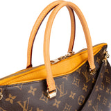 Louis Vuitton Canvas Monogram Pallas MM Handbag