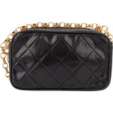 Chanel Quilted Lambskin CC Mini Camera Crossbody Bag