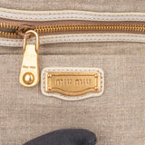 Miu Miu Classic Jute Handbag
