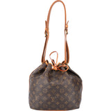 Louis Vuitton Canvas Monogram Sac Noe Petit Shoulder Bag