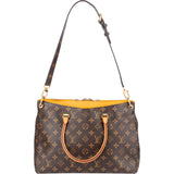 Louis Vuitton Canvas Monogram Pallas MM Handbag
