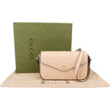 Gucci Leather GG Monogram Twice Crossbody Bag