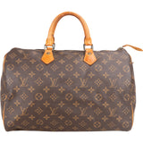 Louis Vuitton Canvas Monogram Speedy 35 Handbag