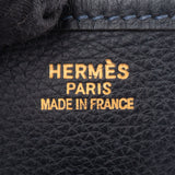 Hermès Bleu Clemence Leather Evelyne GM Crossbody Bag