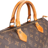 Louis Vuitton Canvas Monogram Speedy 35 Handbag