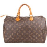 Louis Vuitton Canvas Monogram Speedy 35 Handbag