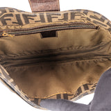 Fendi FF Monogram Baguette Buckle Shoulder Bag